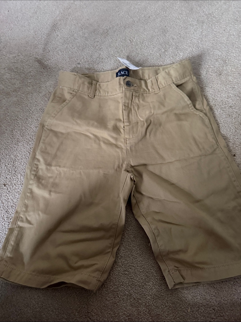 The Children's Place Khaki Flat Front Men’s Shorts